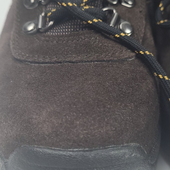 EARTH SHOE ASHLAND BROWN SUEDE SIZE 7 LACE UP BOOT - Picture 8 of 12